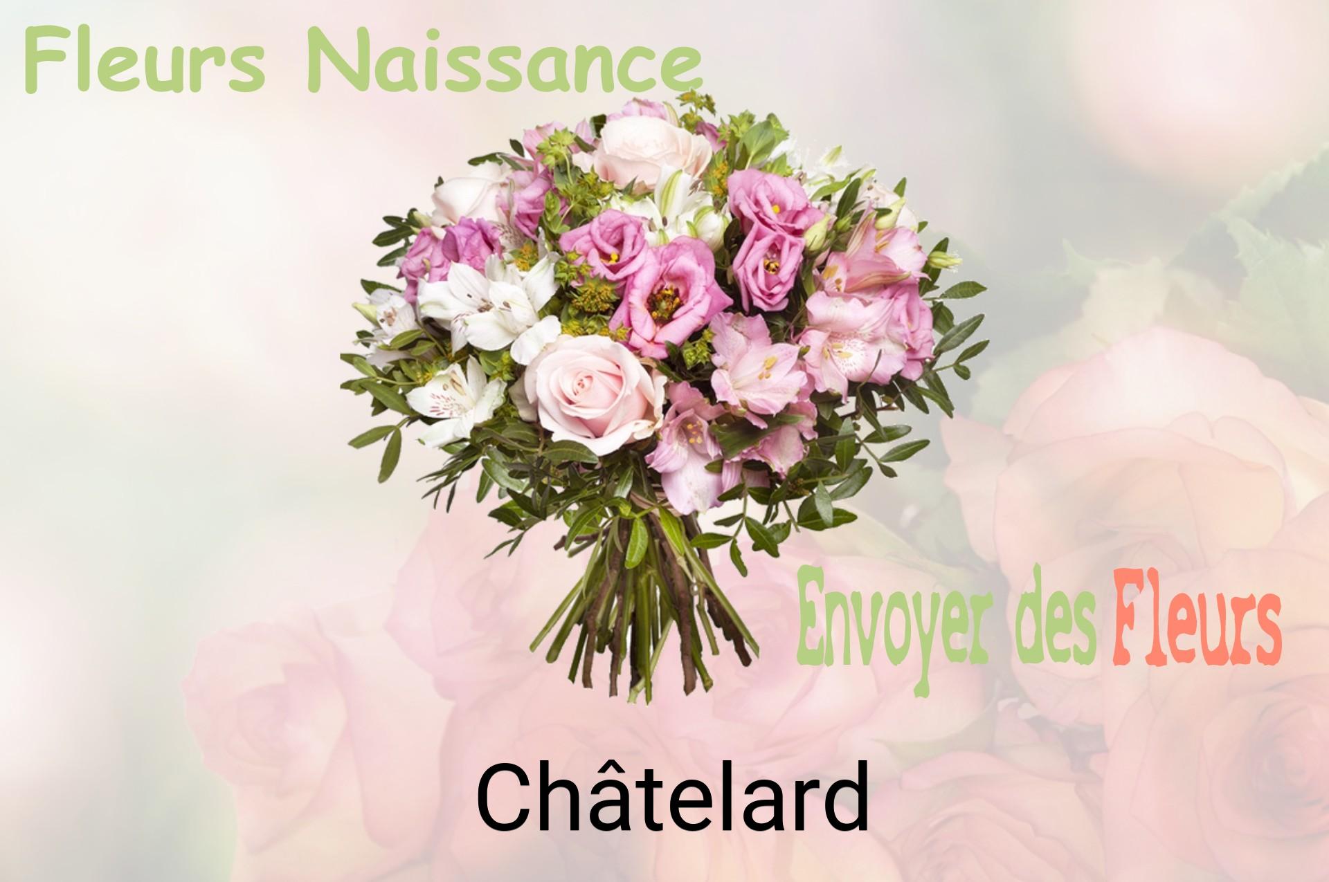 Bouquet de fleurs de naissance livré à Châtelard
